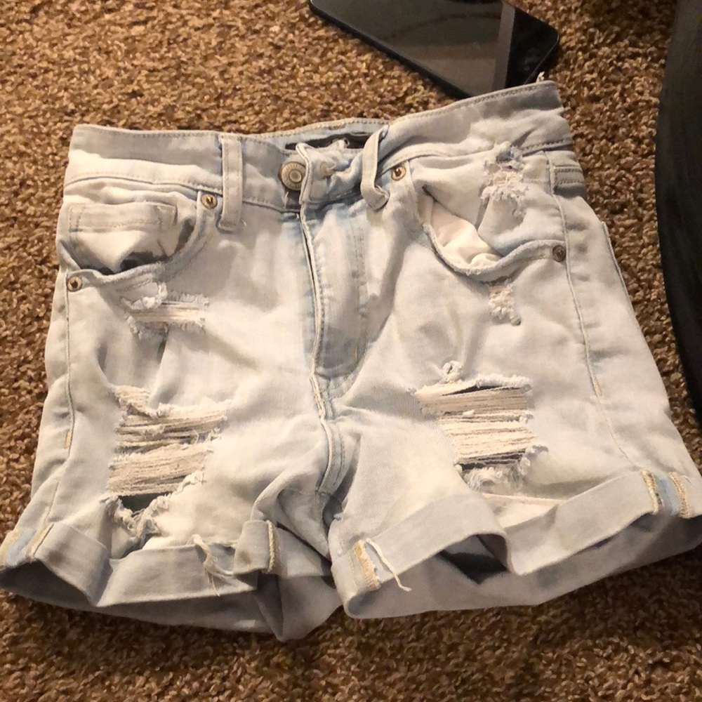High rise shorts